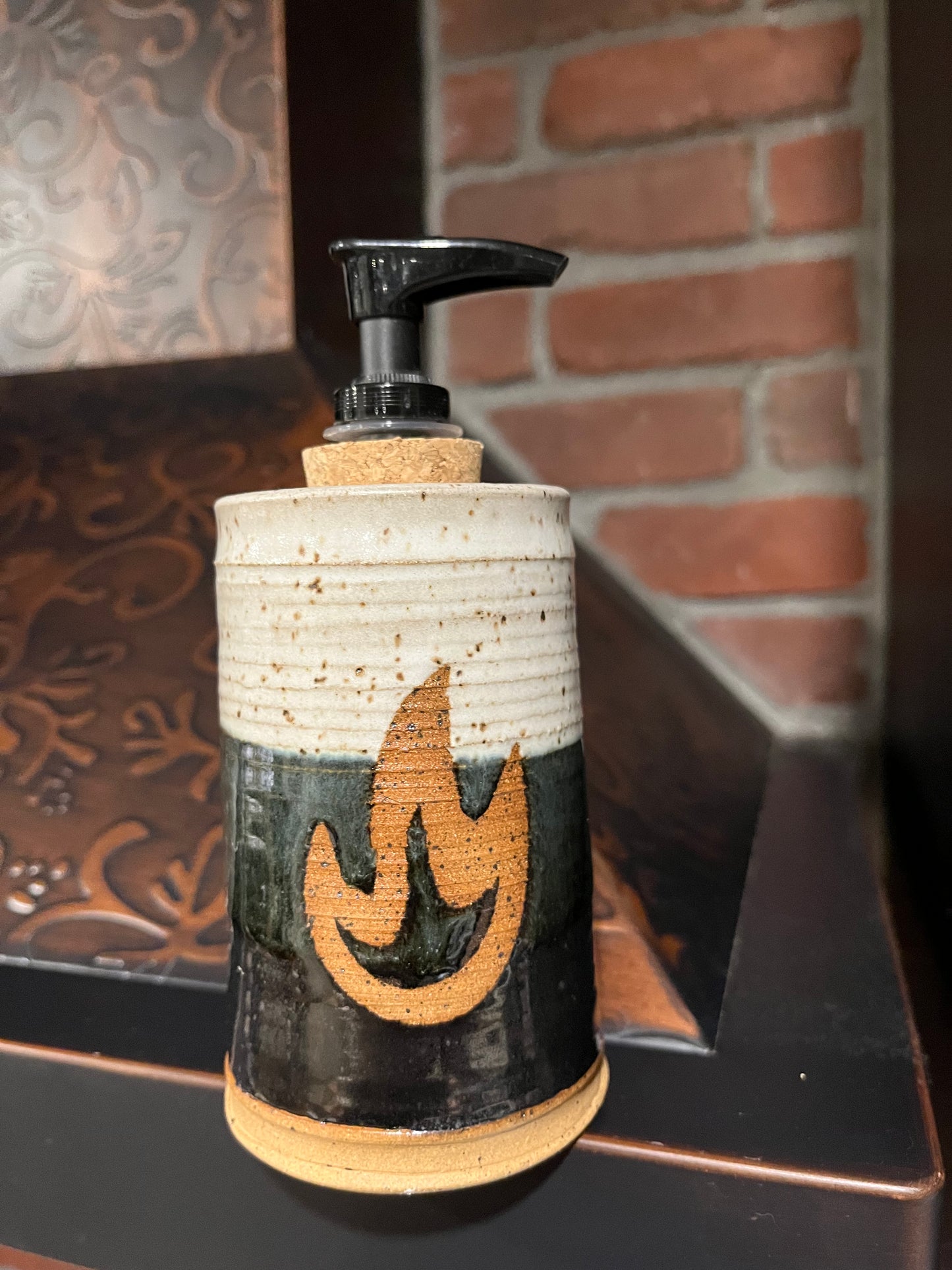Nighttime Fire Soap Dispenser