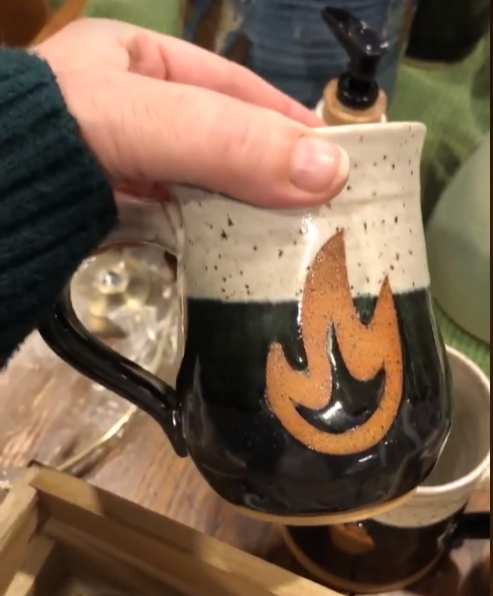 Nighttime Fire Mug