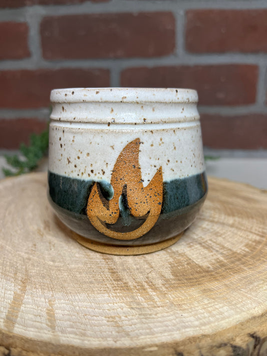 Nighttime Fire Candle Holder